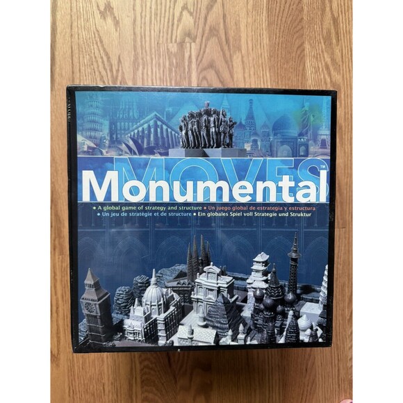 NWT‎ Monumental Moves Global Board Game Of Strategy 3D Geography New, Sealed Box - Picture 1 of 3